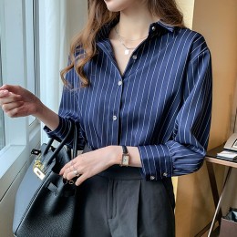 짧은 소매 스트라이프 셔츠 URK-179