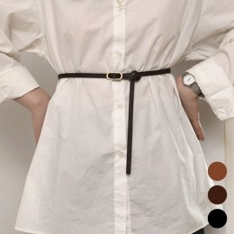 여성 타원 원피스 셔츠 벨트 URK-196