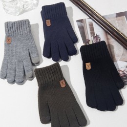 남성 스마트 터치 기본 라벨 장갑 URK-210