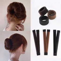 여성 올림머리 페이크 당고머리 밴드 URK-233