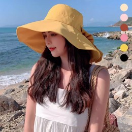 여성 빅사이즈 리본 벙거지 모자 URK-335